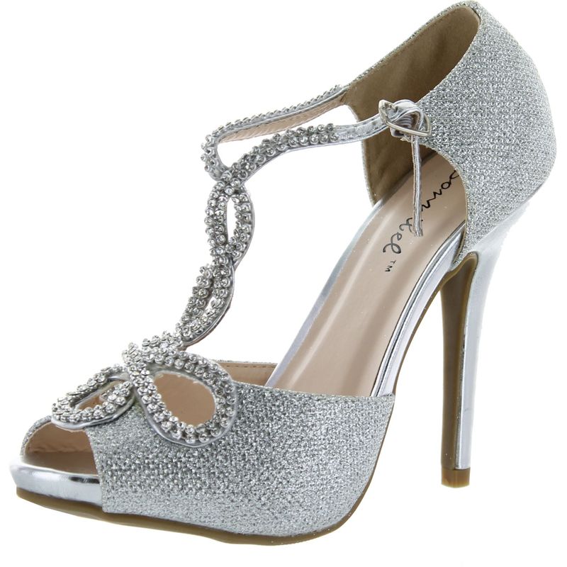Bonnibel Tiara-2 Silver Womens Sandals 9 New
